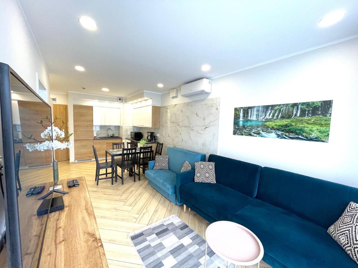 Apartament Superior Blue Przy Plazy- Free Pool, Saunas, Jacuzzi, Fitness, Salzgrotte 科沃布热格 外观 照片