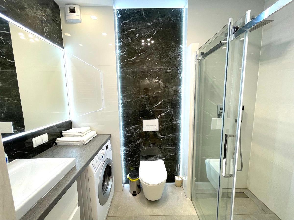 Apartament Superior Blue Przy Plazy- Free Pool, Saunas, Jacuzzi, Fitness, Salzgrotte 科沃布热格 外观 照片