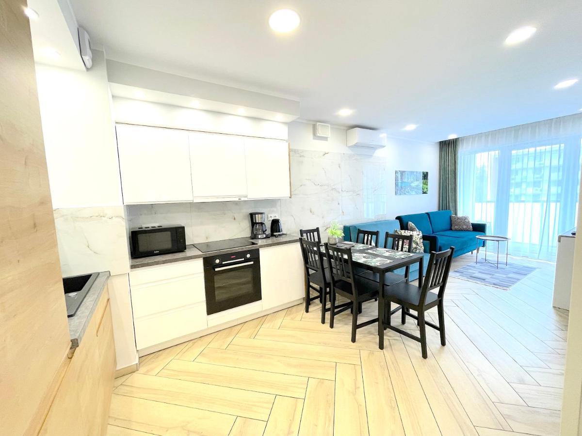 Apartament Superior Blue Przy Plazy- Free Pool, Saunas, Jacuzzi, Fitness, Salzgrotte 科沃布热格 外观 照片