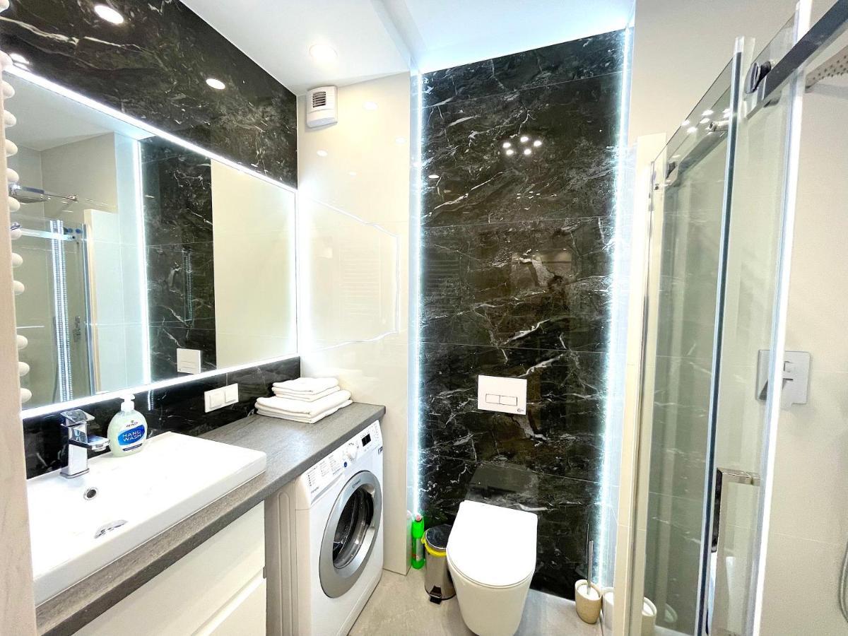 Apartament Superior Blue Przy Plazy- Free Pool, Saunas, Jacuzzi, Fitness, Salzgrotte 科沃布热格 外观 照片