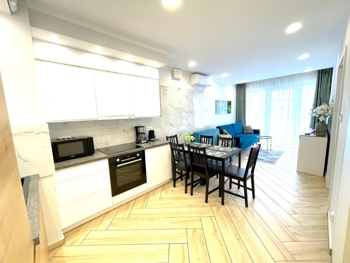 Apartament Superior Blue Przy Plazy- Free Pool, Saunas, Jacuzzi, Fitness, Salzgrotte 科沃布热格 外观 照片