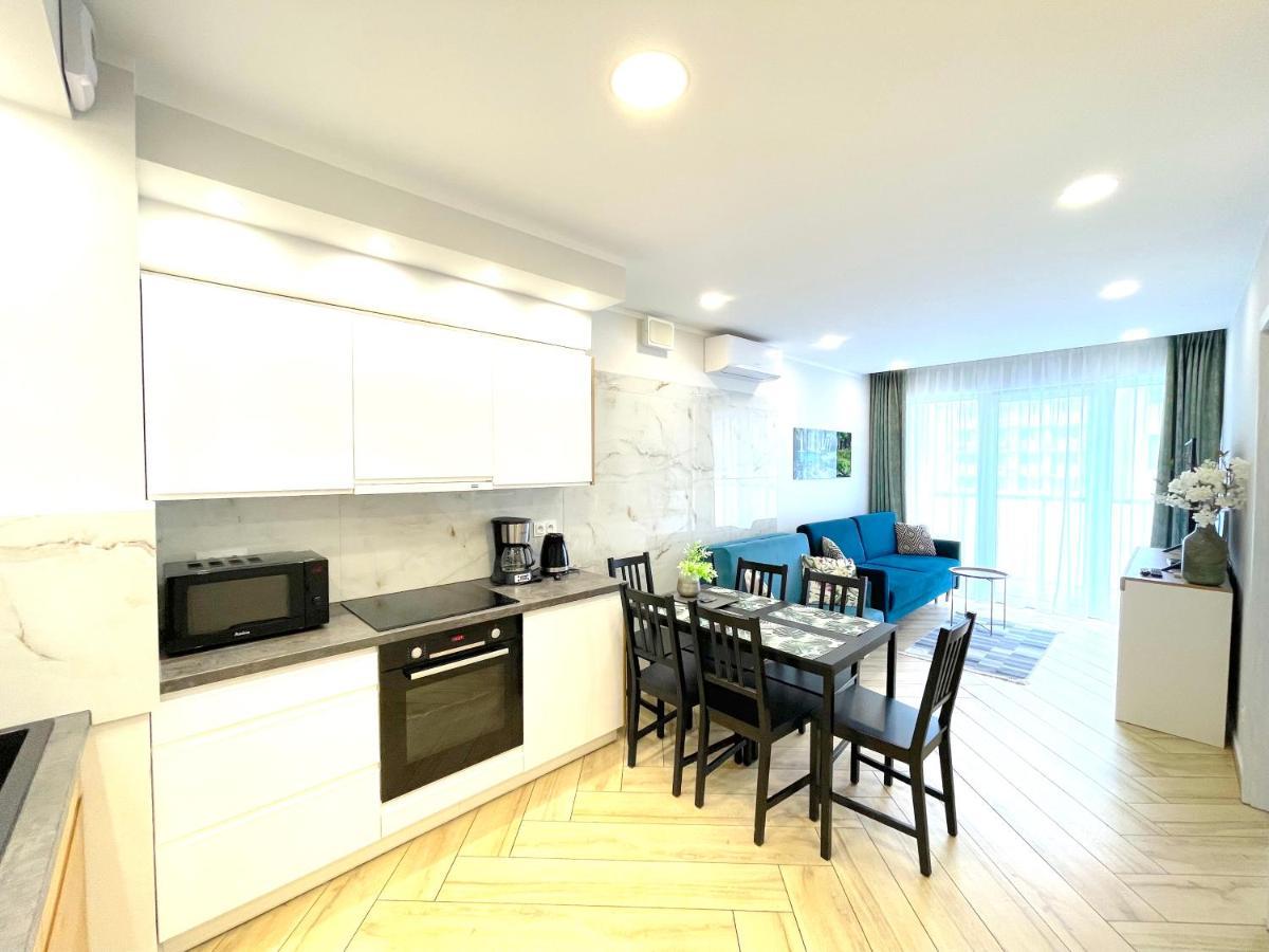 Apartament Superior Blue Przy Plazy- Free Pool, Saunas, Jacuzzi, Fitness, Salzgrotte 科沃布热格 外观 照片
