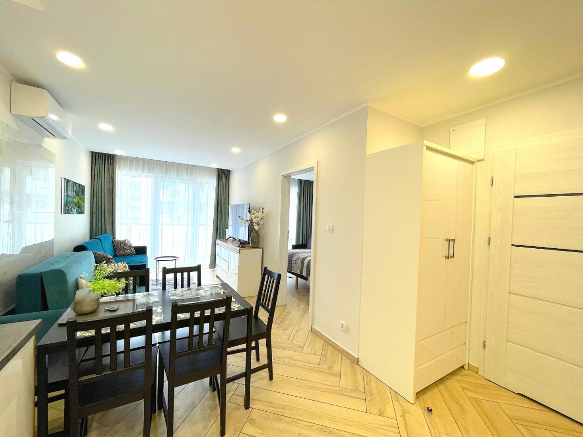 Apartament Superior Blue Przy Plazy- Free Pool, Saunas, Jacuzzi, Fitness, Salzgrotte 科沃布热格 外观 照片