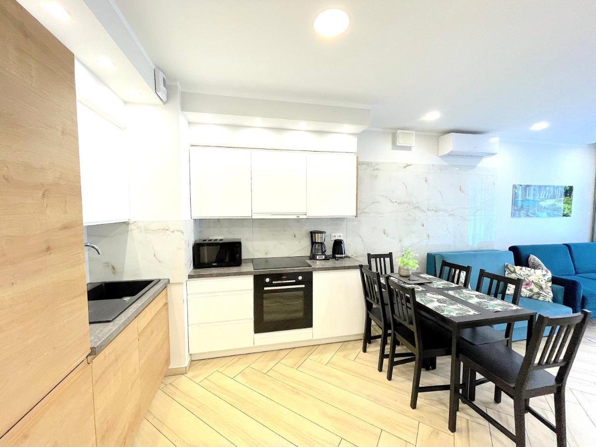 Apartament Superior Blue Przy Plazy- Free Pool, Saunas, Jacuzzi, Fitness, Salzgrotte 科沃布热格 外观 照片