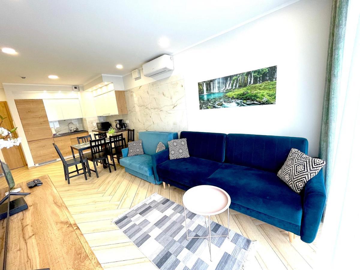 Apartament Superior Blue Przy Plazy- Free Pool, Saunas, Jacuzzi, Fitness, Salzgrotte 科沃布热格 外观 照片