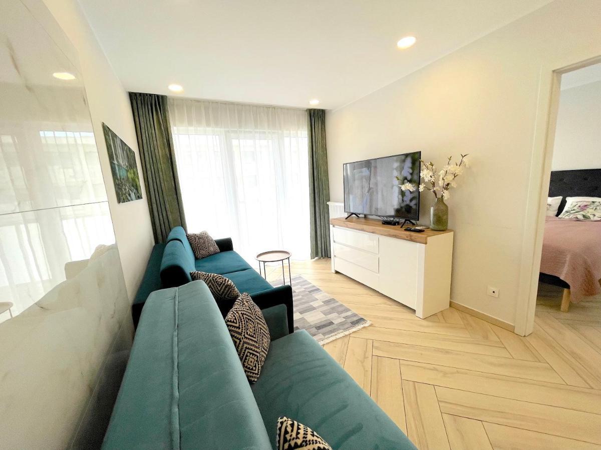 Apartament Superior Blue Przy Plazy- Free Pool, Saunas, Jacuzzi, Fitness, Salzgrotte 科沃布热格 外观 照片
