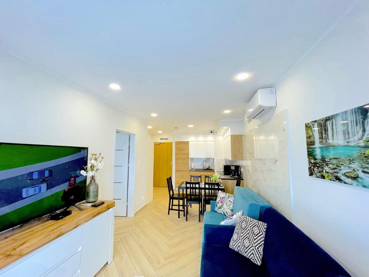 Apartament Superior Blue Przy Plazy- Free Pool, Saunas, Jacuzzi, Fitness, Salzgrotte 科沃布热格 外观 照片