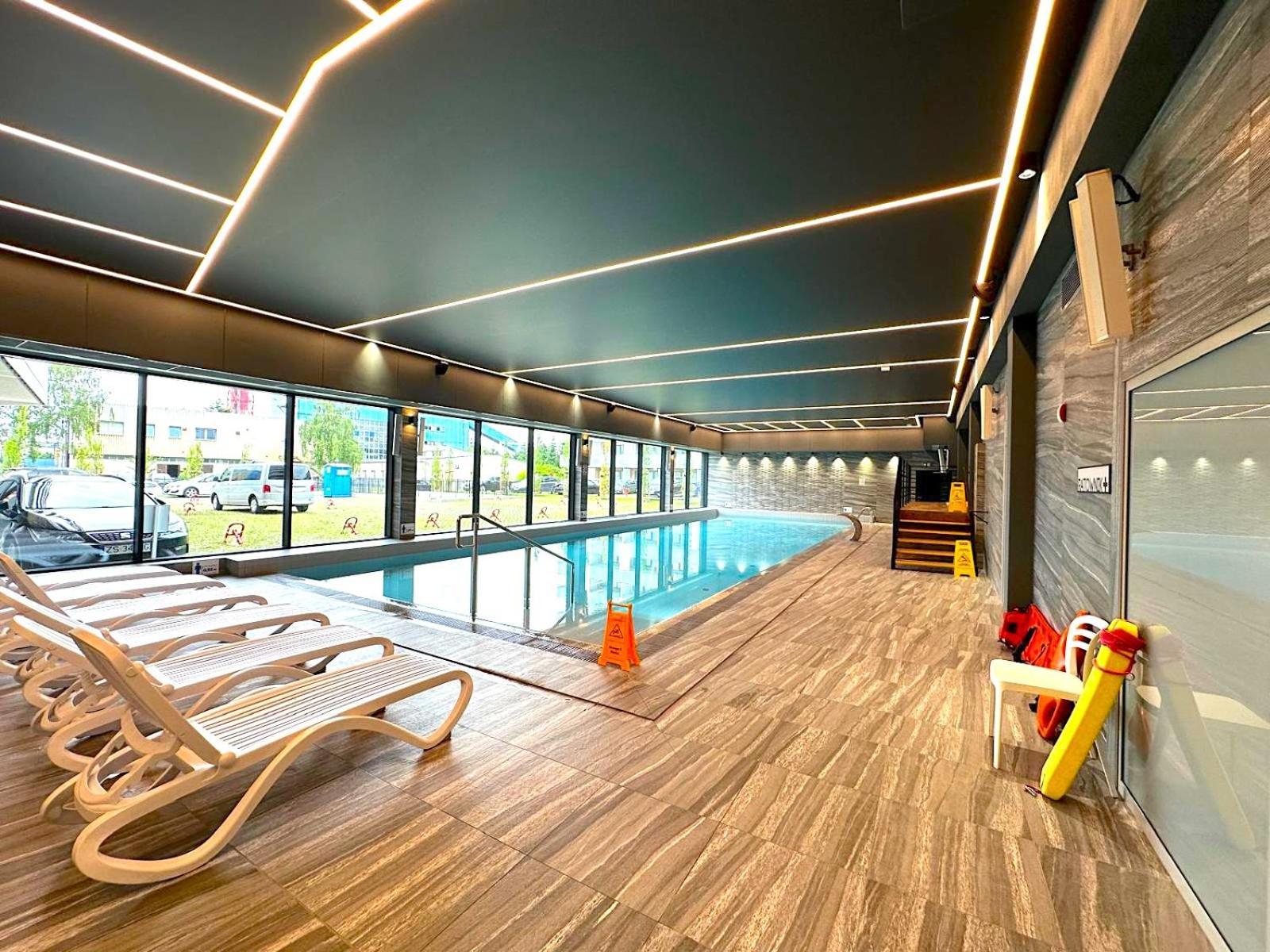 Apartament Superior Blue Przy Plazy- Free Pool, Saunas, Jacuzzi, Fitness, Salzgrotte 科沃布热格 外观 照片
