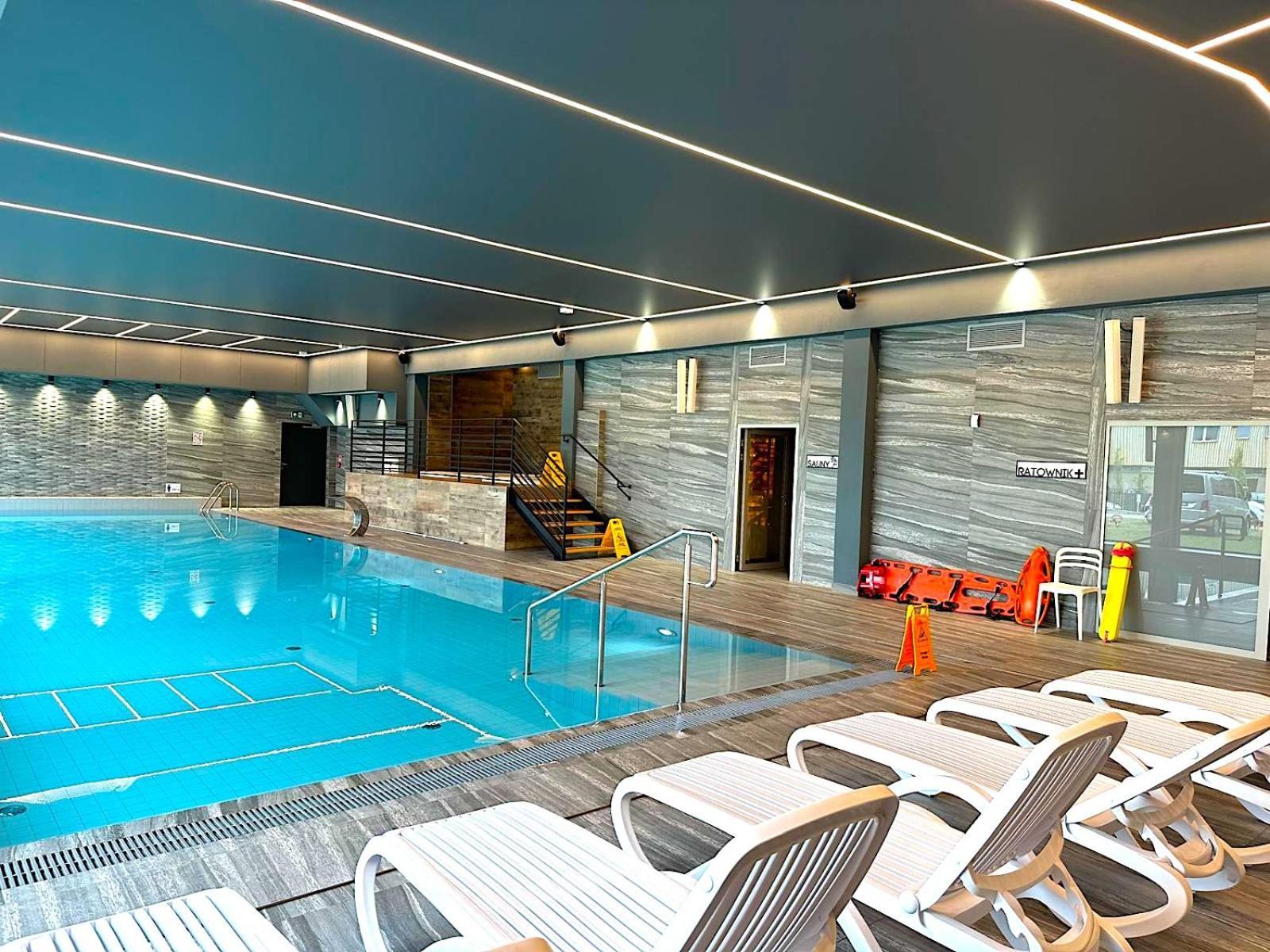 Apartament Superior Blue Przy Plazy- Free Pool, Saunas, Jacuzzi, Fitness, Salzgrotte 科沃布热格 外观 照片