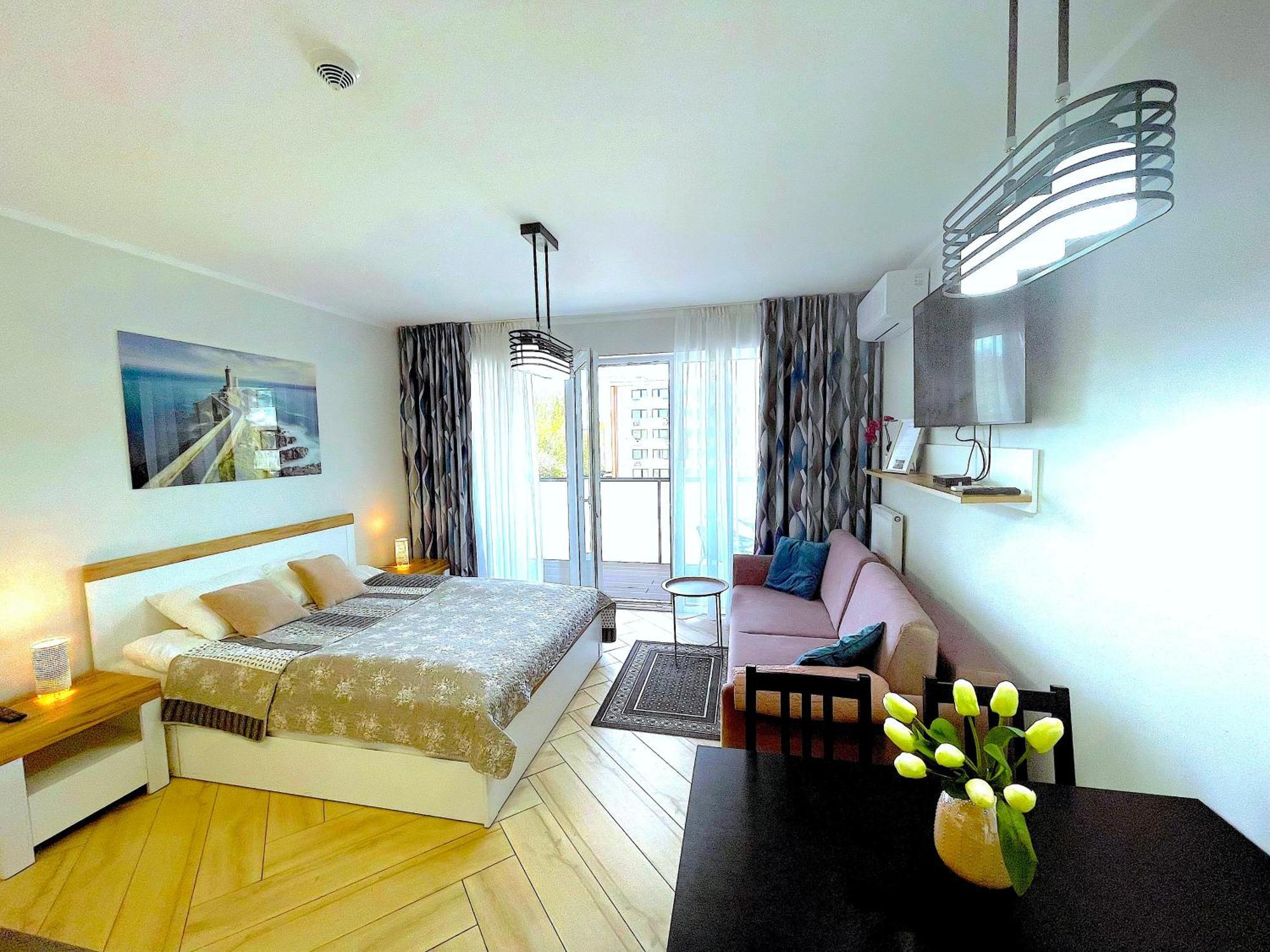 Apartament Superior Blue Przy Plazy- Free Pool, Saunas, Jacuzzi, Fitness, Salzgrotte 科沃布热格 外观 照片