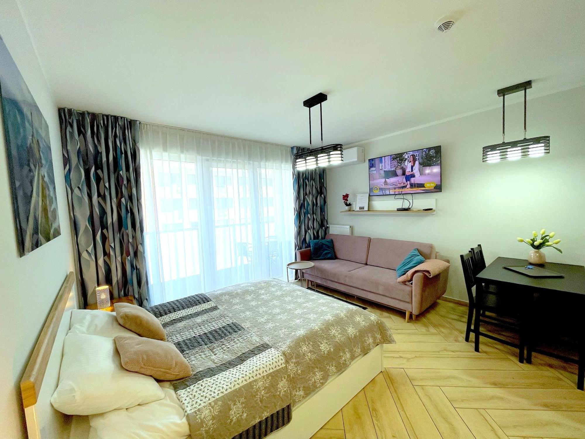 Apartament Superior Blue Przy Plazy- Free Pool, Saunas, Jacuzzi, Fitness, Salzgrotte 科沃布热格 外观 照片