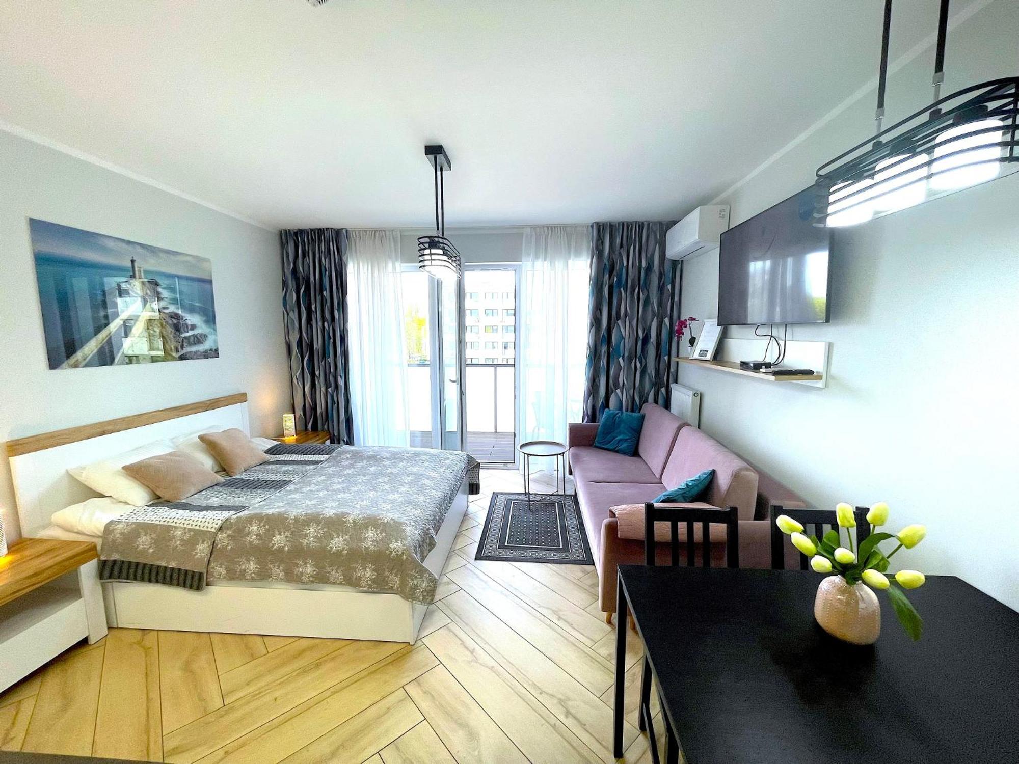 Apartament Superior Blue Przy Plazy- Free Pool, Saunas, Jacuzzi, Fitness, Salzgrotte 科沃布热格 外观 照片