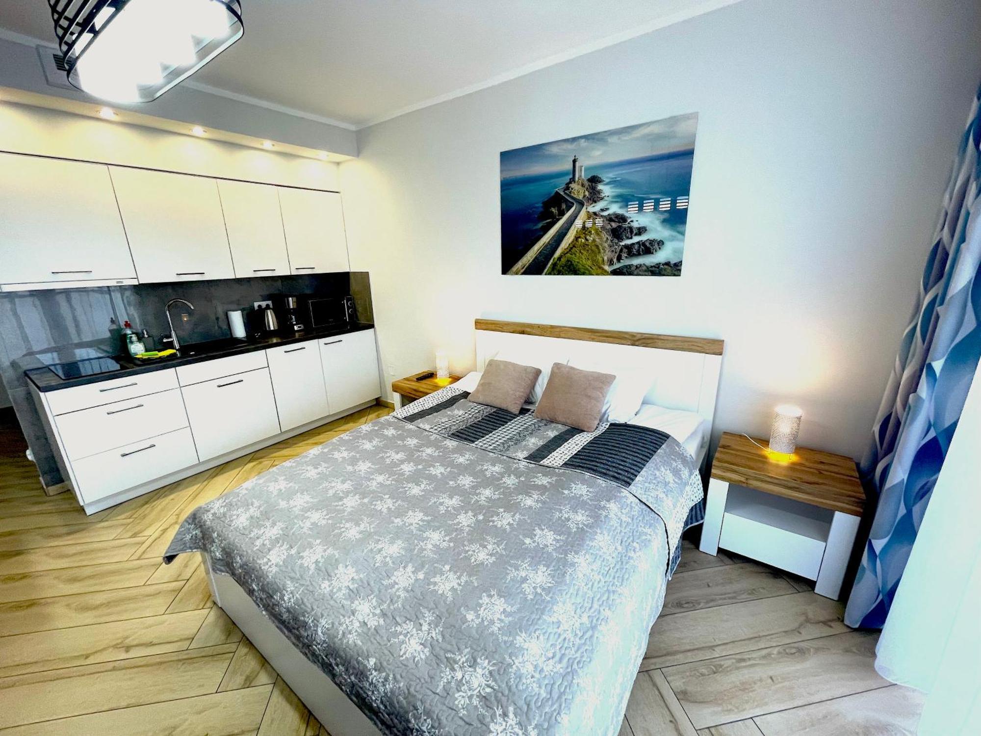 Apartament Superior Blue Przy Plazy- Free Pool, Saunas, Jacuzzi, Fitness, Salzgrotte 科沃布热格 外观 照片