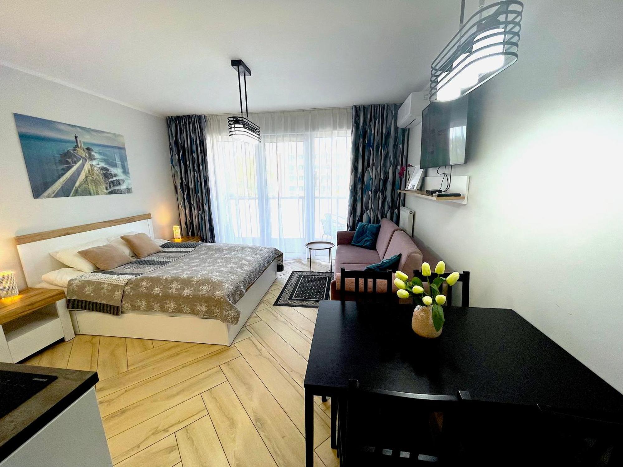 Apartament Superior Blue Przy Plazy- Free Pool, Saunas, Jacuzzi, Fitness, Salzgrotte 科沃布热格 外观 照片
