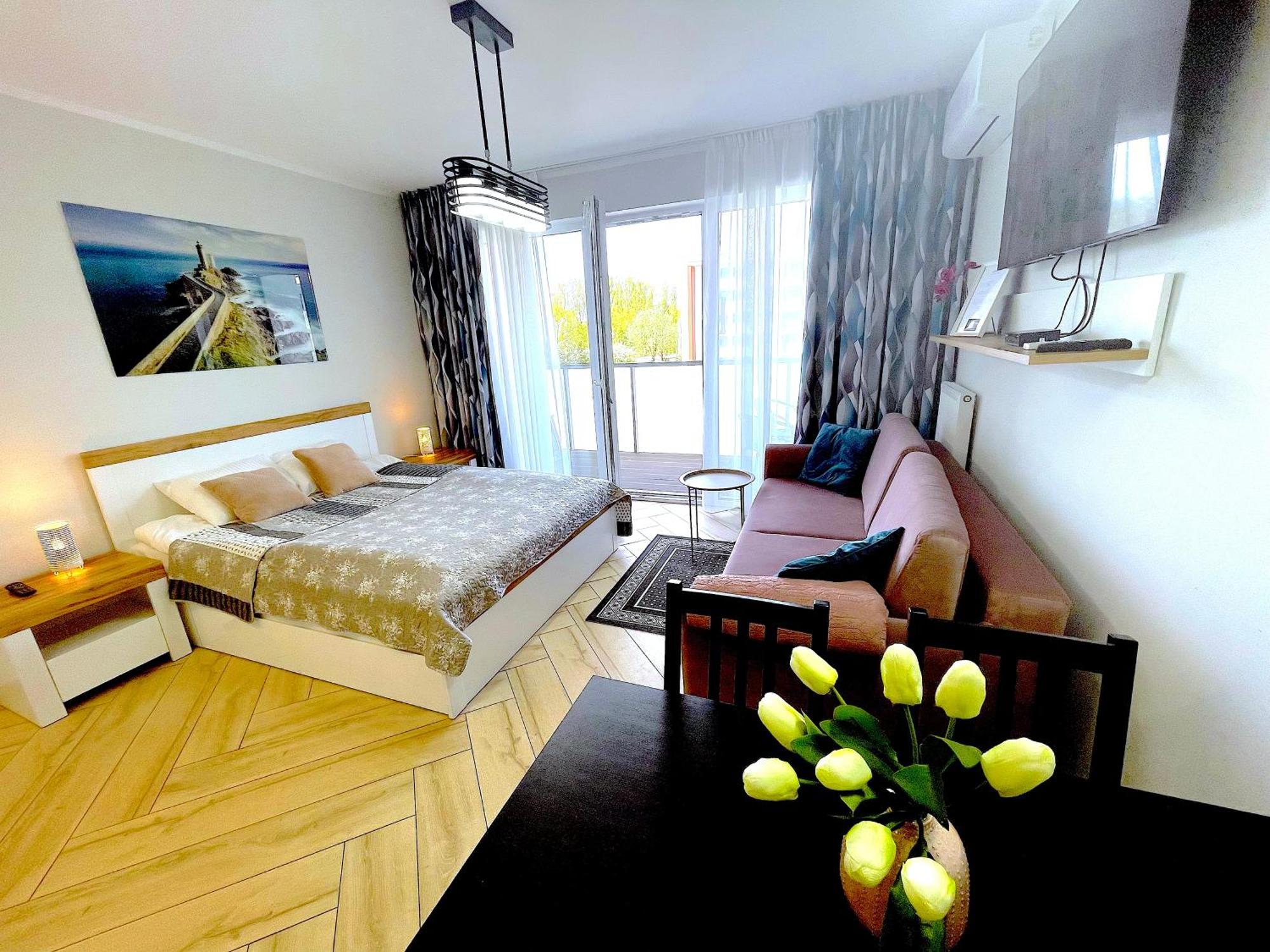 Apartament Superior Blue Przy Plazy- Free Pool, Saunas, Jacuzzi, Fitness, Salzgrotte 科沃布热格 外观 照片