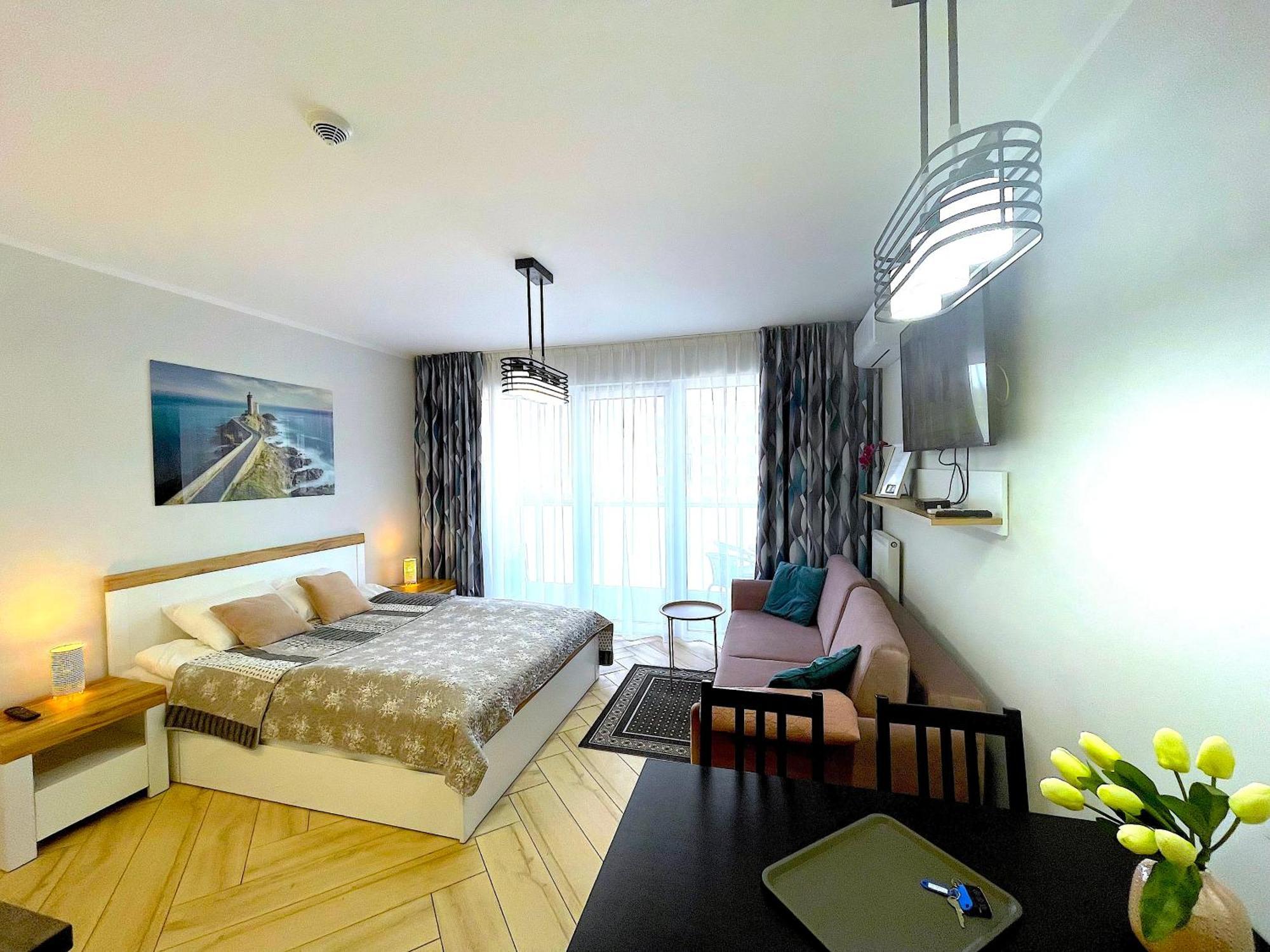 Apartament Superior Blue Przy Plazy- Free Pool, Saunas, Jacuzzi, Fitness, Salzgrotte 科沃布热格 外观 照片